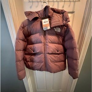 The North Face Acamarachi Puffer Jacket-purple. New with tags. Woman’s small.